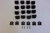 UPPER BED MOLDING & TAILGATE CLIP  KIT 78-87